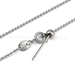 Collane con catene a sfere in acciaio inossidabile 304&nbsp;NJEW-H042-10P