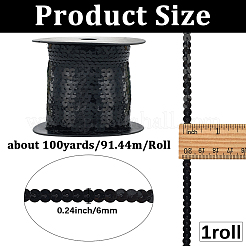 1 Rolle PVC-Paillettenperlen&nbsp;DIY-SP0005-27A