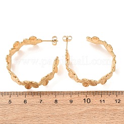 Boucles d'oreilles à tige en acier inoxydable 304 pour femmes&nbsp;SA-CBA4160-25G