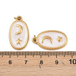 304 Edelstahl-Emaille-Anhänger&nbsp;STAS-G364-17G-02