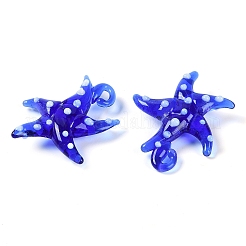 Colgantes artesanales de lampwork&nbsp;LAMP-C015-02J