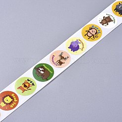 Tierische selbstklebende Geschenkanhänger aus Papier&nbsp;DIY-WH0161-12C