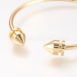 Messingmanschettenarmband&nbsp;BJEW-P168-B34