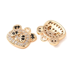 Charms in ottone con micro pavè di zirconi neri&nbsp;CU-CBAEC99-18G
