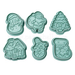 Formine per biscotti in plastica a tema natalizio&nbsp;DIY-K061-06