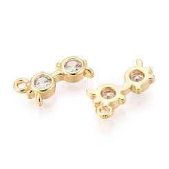 Laiton pavé de zircons cubiques&nbsp;KK-N263-109G
