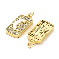 Pendentifs en laiton micro pavé cubique zircone&nbsp;KK-K365-26G