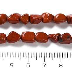 Natürliche rote Jaspis Perlen Stränge&nbsp;G-P497-01C-54