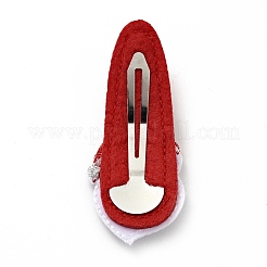 Pinces à cheveux en tissu non tissé de père noël de noël&nbsp;PHAR-G006-01P