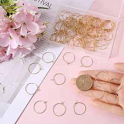 150 pieza de accesorios para pendientes de aro de acero inoxidable quirúrgico 316&nbsp;STAS-SC0007-18