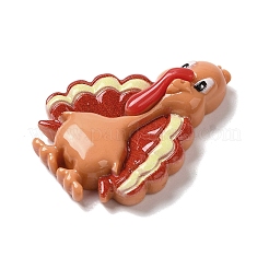 Cartoon-Stamm-Thema undurchsichtige Harz Decoden Cabochons&nbsp;RESI-M043-01D