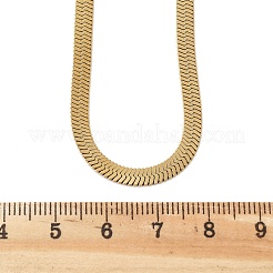 PVD-Vakuumbeschichtung 304 Edelstahl Schlangenketten Halsketten&nbsp;X-NJEW-O058-29G