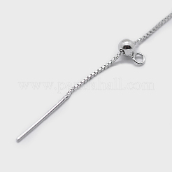 Anlaufschutz rhodiniert 925 Sterling Silber Armband machen&nbsp;STER-F039-09P