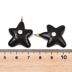 Natürlichen Obsidian Anhänger&nbsp;G-H353-01G-03