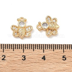 Messing micro pave klare zirkonia anhänger&nbsp;KK-B172-20G