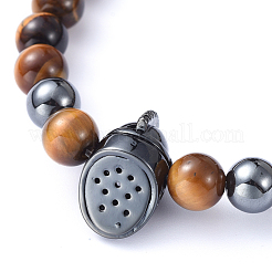 Braccialetti di perline elasticizzati con pietre preziose naturali&nbsp;BJEW-JB05174
