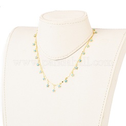 Braccialetti di fascino del malocchio della stella & insiemi dei monili delle collane&nbsp;SJEW-JS01135