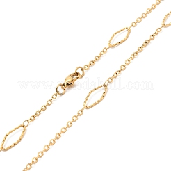 Ionenplattierung (IP) 304 Edelstahl Halsketten&nbsp;STAS-D084-28G