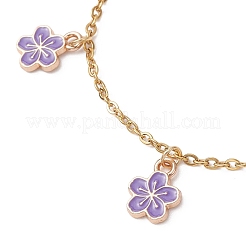 Braccialetti di fascino della lega dello smalto&nbsp;BJEW-JB13169-03