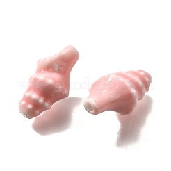 Perles en porcelaine manuelles&nbsp;PORC-H013-03-04