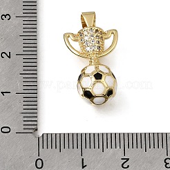 Pendentifs en laiton zircon cubique transparent&nbsp;KK-C262-09A-G
