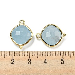 Gefärbte natürliche Jade-Imitation Aquamarin-Anhänger&nbsp;G-M431-12G-03
