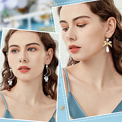 100 pièce de 2 styles de boucles d'oreilles à tige rondes en acier inoxydable 304&nbsp;STAS-BBC0004-81