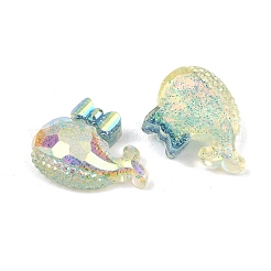Transparenter Epoxidharz-Wal mit Schleife Decoden Cabochons&nbsp;RESI-XCP0002-53