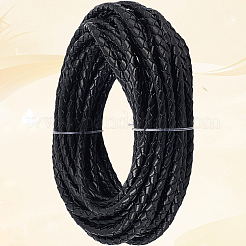 Cordon en cuir tressé de 5 mètre&nbsp;WL-CL0001-02A