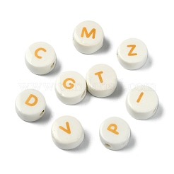 Handgemachte Porzellan Perlen gedruckt&nbsp;PORC-CJZ0002-001B
