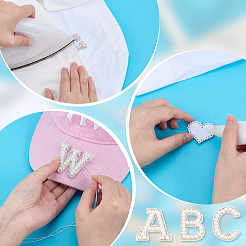 58 Stück Strass-Abs-Perlen-Ornament-Zubehör&nbsp;DIY-PH0034-41