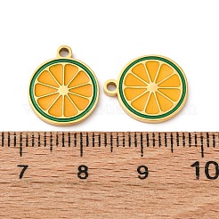 Obstserie 304 Edelstahl Emaille Charms&nbsp;STAS-U060-03G-03