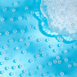 Chapelets de perles en verre électroplaqué&nbsp;EGLA-LT0001-06C