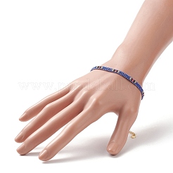 Braccialetto di perline con semi giapponesi fatti a mano per le donne&nbsp;BJEW-MZ00019-02