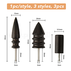 3 Stück Sandelholz-Polierköpfe in 3 Stilen&nbsp;TOOL-FH0001-51