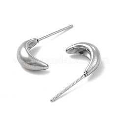 Anlaufgeschützter Ohrstecker aus 304 Edelstahl für Damen und Herren&nbsp;EJEW-P216-01P