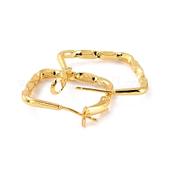 Orecchini a cerchio in ottone&nbsp;EJEW-C002-22G-RS