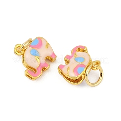 Charms del esmalte de bronce&nbsp;KK-Q081-01B-MG