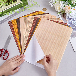 15 Stück 5 Stile Papier Puppenhaus Wanddekoration&nbsp;DIY-GO0002-42