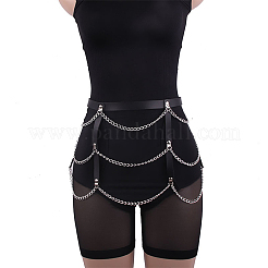 2 pz 2 cinture da corsetto in pelle PU stile punk&nbsp;AJEW-WR0002-05
