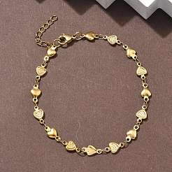 Gliederarmbänder aus 304 Edelstahl&nbsp;BJEW-Z132-01G