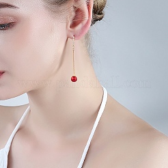 Risultati dell'orecchino della vite prigioniera di zirconia cubica 10pcs in ottone micro spianato&nbsp;KK-SZ0005-98