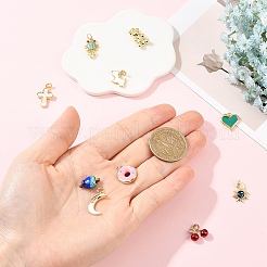 10 pendentif en émail de 10 styles&nbsp;KK-YW0004-51