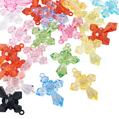 20 Stück transparente Acryl-Anhänger&nbsp;TACR-TA0001-66