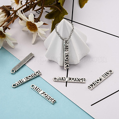 Tibetischer stil Aluminium Anhänger & Charms&nbsp;TIBE-Q051-08AS-LF