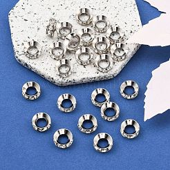 Messing Strass Zwischen perlen&nbsp;RSB094-1