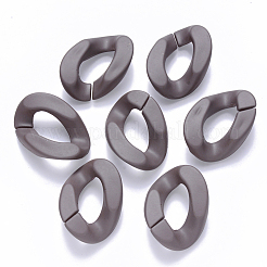 Anelli di collegamento in acrilico verniciato a spruzzo opaco&nbsp;OACR-S036-001B-I06