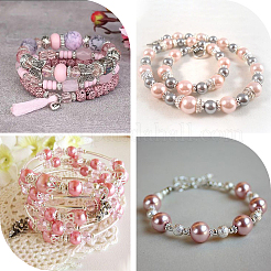 500 Stück 5 Stile Legierung Daisy Abstandsperlen&nbsp;FIND-SP0002-22B