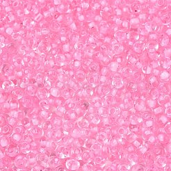 6/0 perles de rocaille en verre transparentes de couleurs intérieures&nbsp;X1-SEED-T007-07G