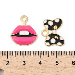 9 pz trucco da donna smalto ciondolo fascino lega colorata fascino smalto forma mista per gioielli collana braccialetto orecchino fare artigianato&nbsp;JX116A